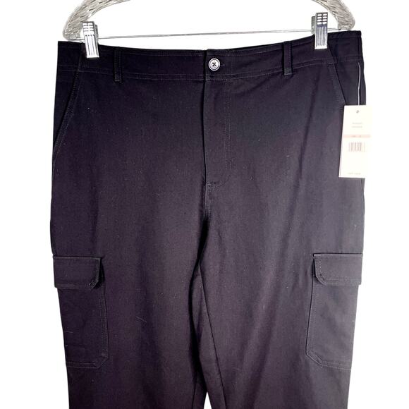Nanette Lepore Pants Very Black 12 Pockets New - Picture 5 of 13